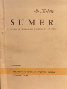 Sumer: a Journal of Archaeology and History in Arab World. Vol XXXII. N° 1 & 2.
