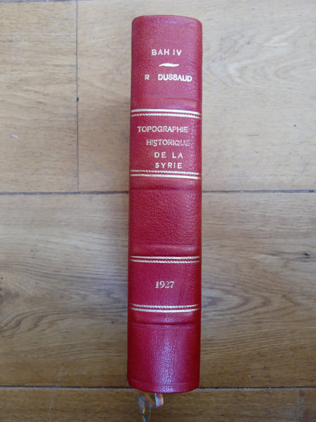 Topographie historique de la Syrie.