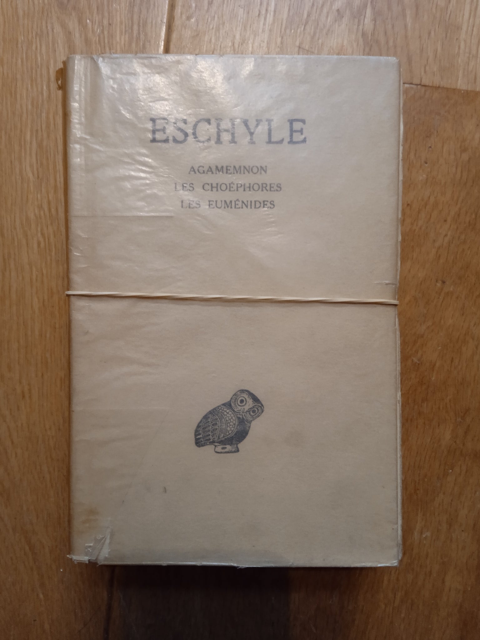 Eschyle - Les Tragédies. 2 Volumes.