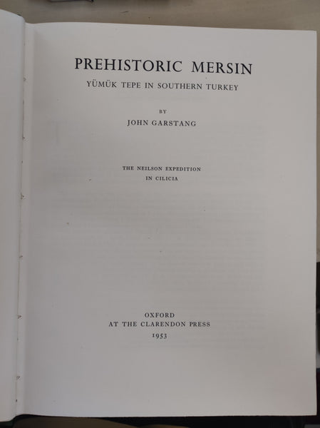 Prehistoric Mersin.