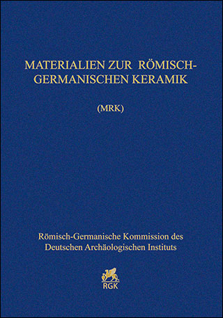 Materialien zur Römisch-Germanischen Keramik. 2 volumes.