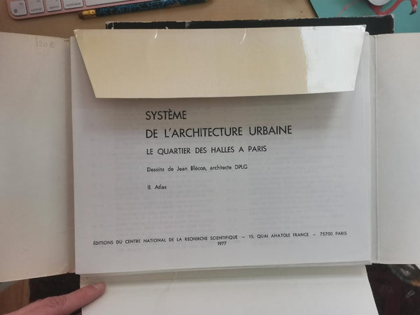 Urban architecture system. The Les Halles district in Paris.