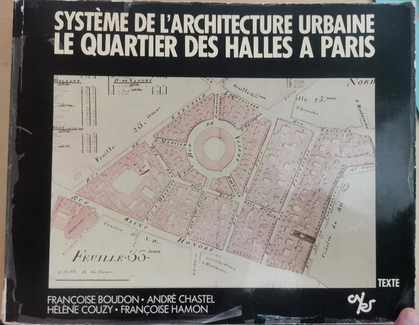 Urban architecture system. The Les Halles district in Paris.