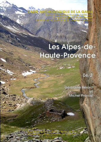Carte archéologique de la Gaule: les Alpes-de-Haute-Provence (04/2).