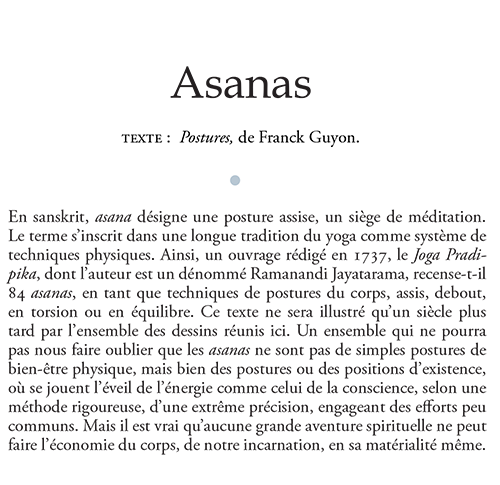 Asanas.