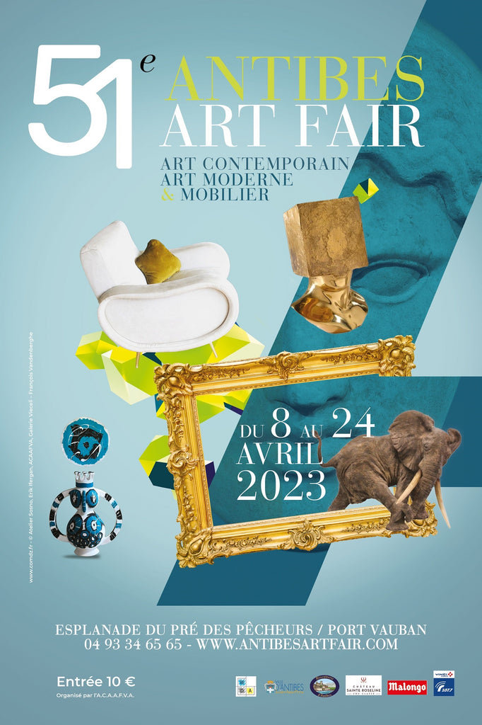 51e édition du Antibes Art Fair, du 8 au 24 avril 2023.