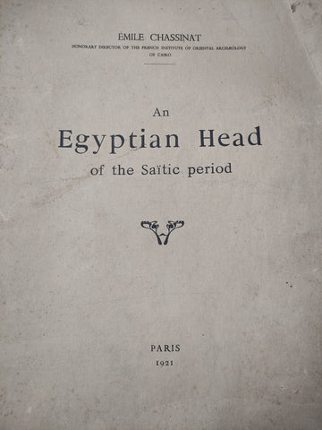 An Egyptian Head of the Saïtic period.