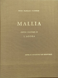 Mallia. Le centre politique: I, l'agora (1960-1966). Etudes crétoises XVII.