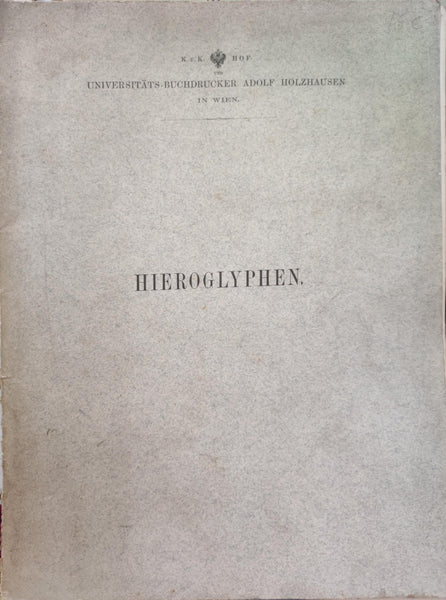 Hieroglyphen.