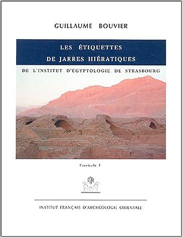 Les Etiquettes de Jarres Hiératiques de l'Institut d'Egyptologie de Strasbourg. Fasc.5. IF 912. DFIFAO 43.
