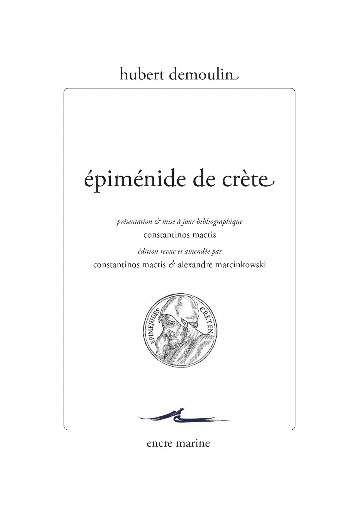 Epiménide de crète.