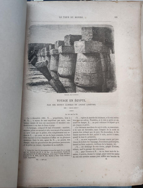 Voyage en Egypte. par MM. Henri Cammas et André Lefèvre.