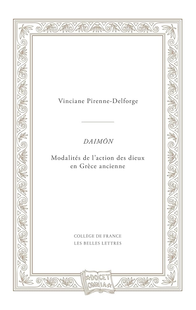 Daimôn: Modalités de l’action des dieux en Grèce ancienne cover image
