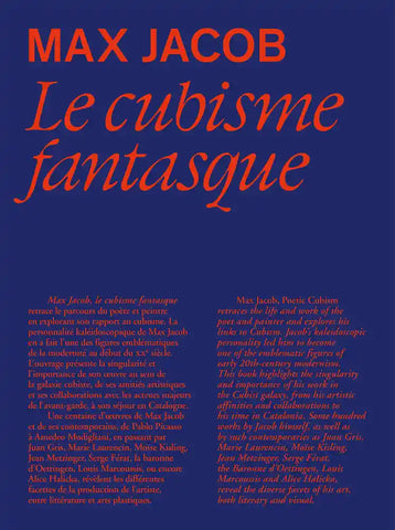 Max Jacob: Le cubisme fantasque. (Edition français/anglais).