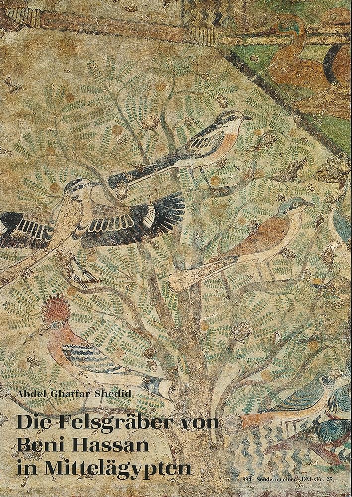 Die Felsgräber von Beni Hassan in Mittelägypten.