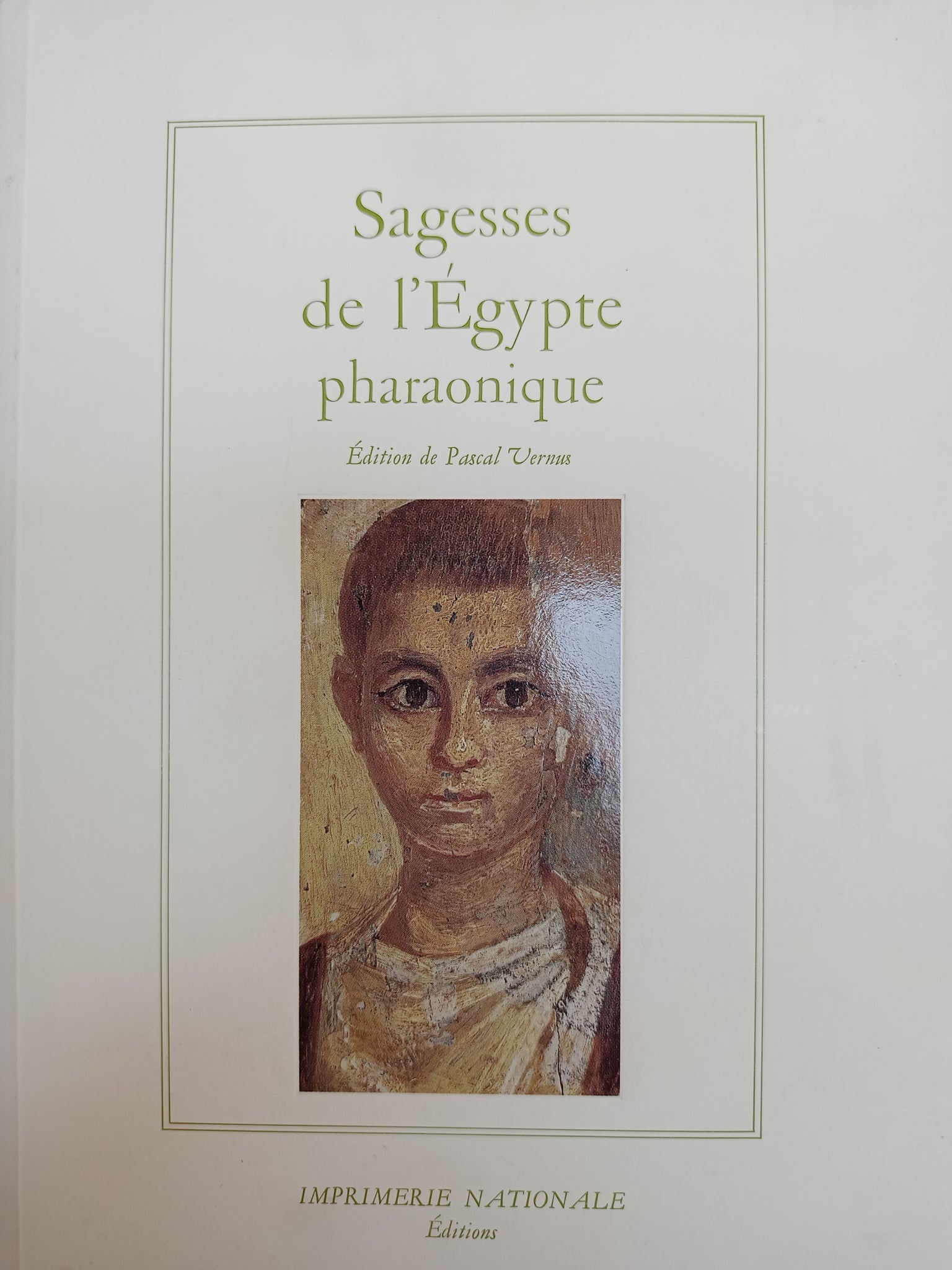 Sagesses de l'Egypte pharaonique.