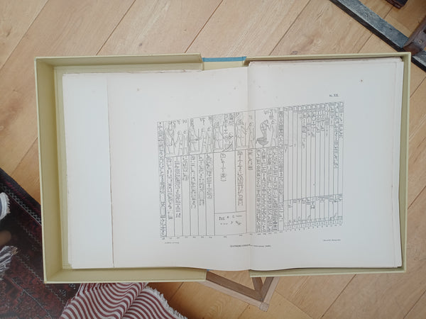 Les hypogées royaux de Thèbes. Le tombeau de Séti Ier, publié in extenso. MMAF 1882-1884, tome second, première division. 1