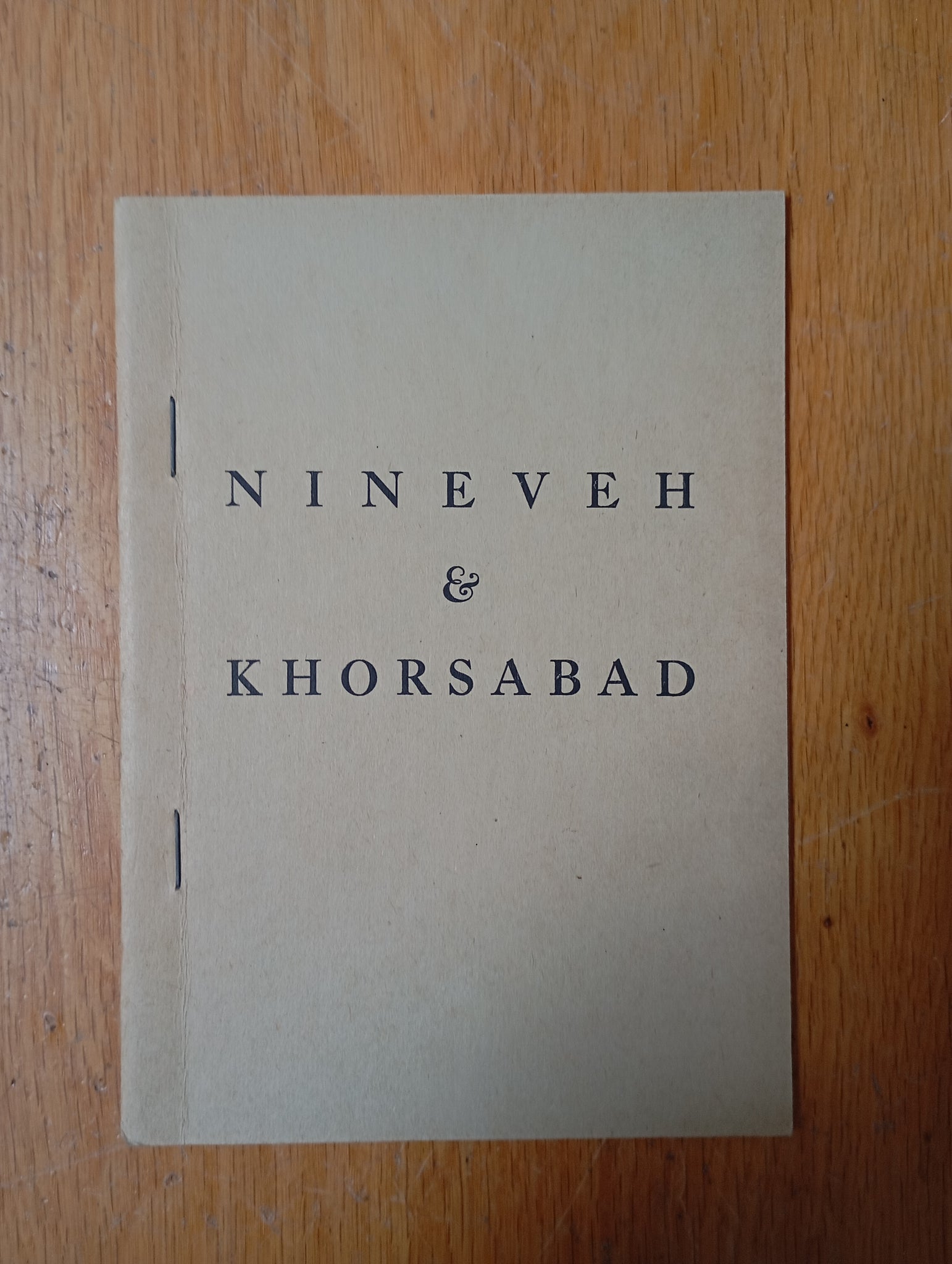 NINEVEH & KHORSABAD.