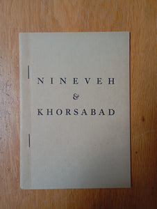 NINEVEH & KHORSABAD.