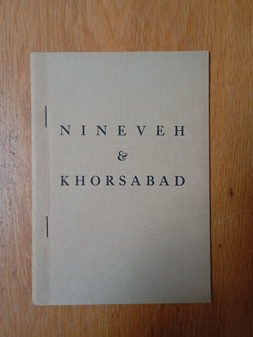 NINEVEH & KHORSABAD.