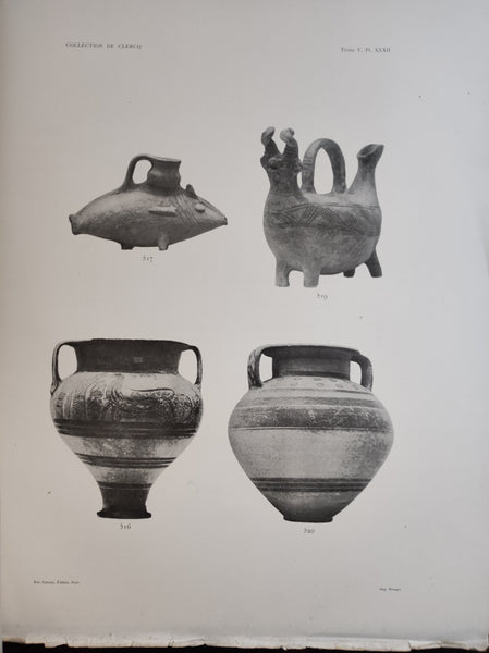 Collection De Clerq. Tome V. Les antiquités chypriotes.