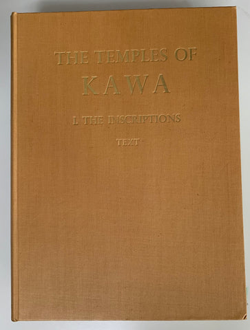 The Temples of Kawa I. The Inscriptions. II. History and Archeology of the Site. Text. Flat.