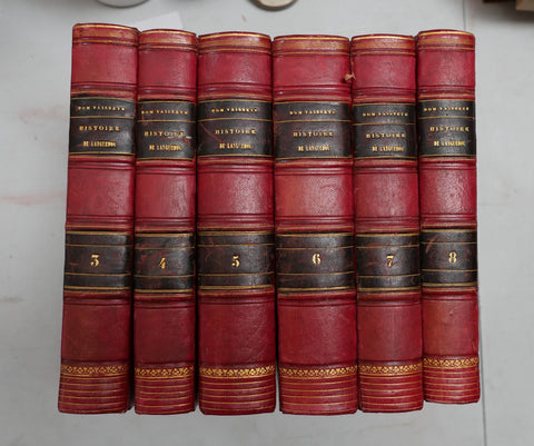 Histoire générale de Languedoc. Tomes 3-4-5 et 6-7-8.