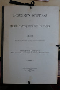 Egyptian monuments from the Netherlands Museum of Antiquities in Leiden. Suten-Xeft, the Royal Book., Papyrus Insinger.