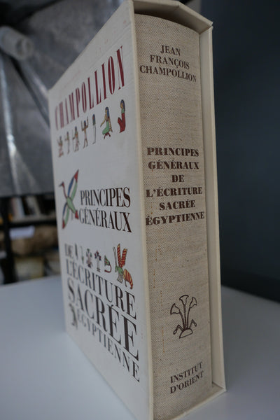 Principes généraux de l'écriture sacrée égyptienne.
