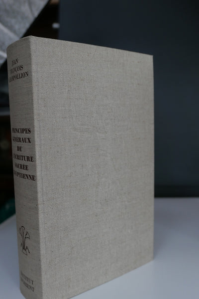 Principes généraux de l'écriture sacrée égyptienne.
