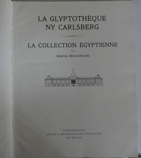 The NY Carlsberg Glyptothek. The Egyptian Collection. Texts &amp; Plates.