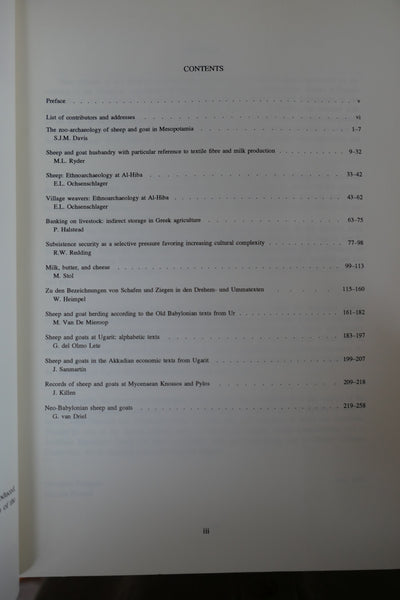 Bulletin on Sumerian Agriculture. Vol I à VIII.