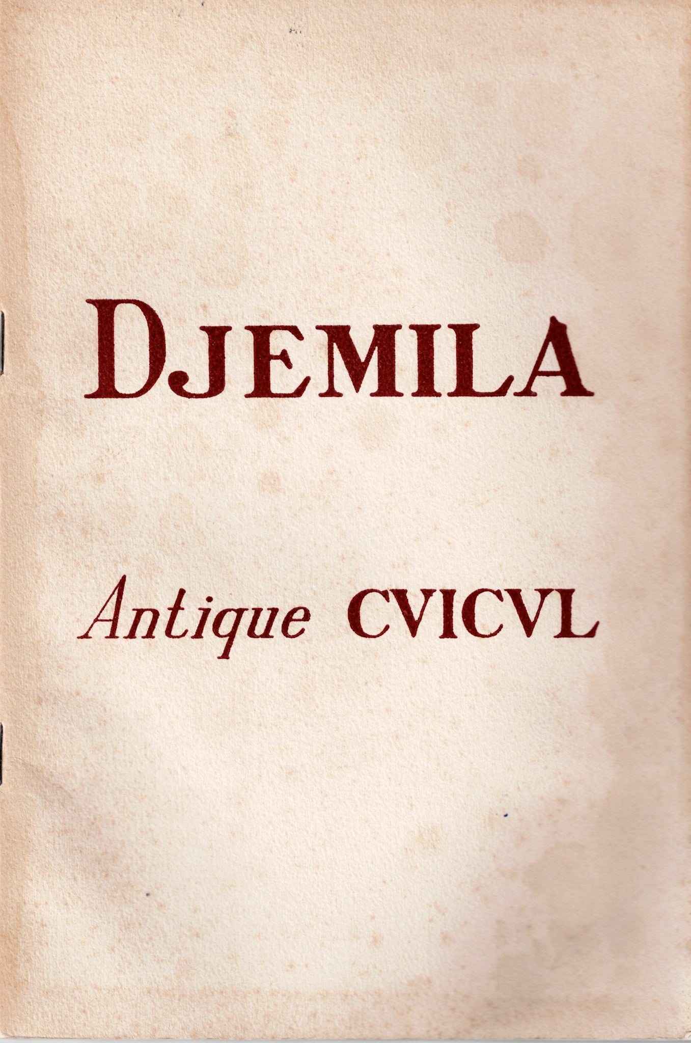 Djemila, antique Cuicul.