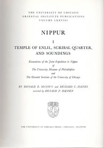 Nippur I - The Temple of Enlil, Scribal Quarter, and Soundings.