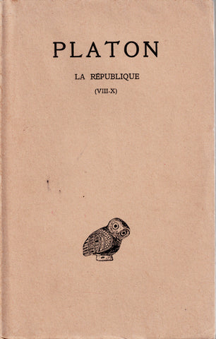 Platon La république (VIII-X).