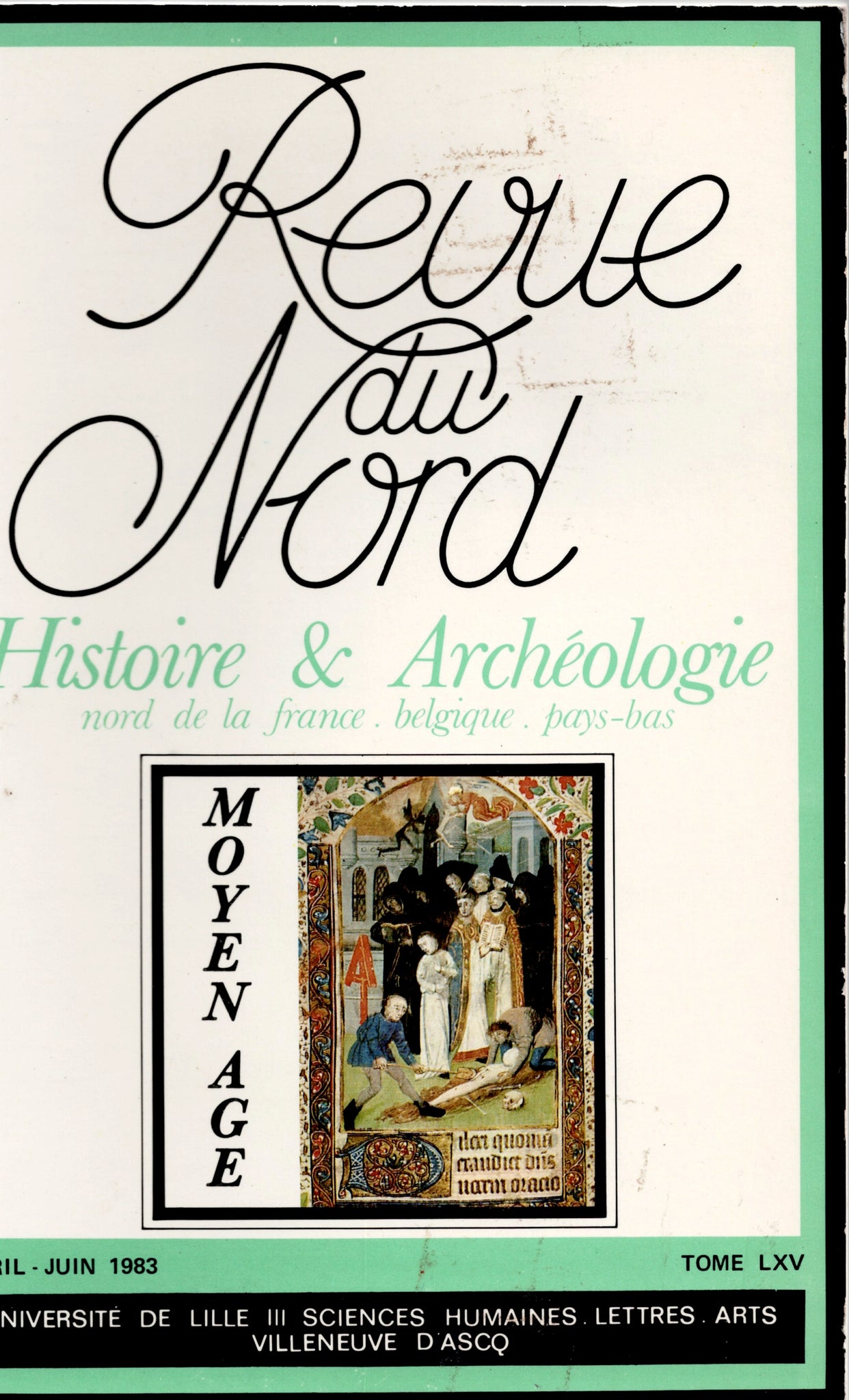 Revue du Nord. Histoire & Archéologie.