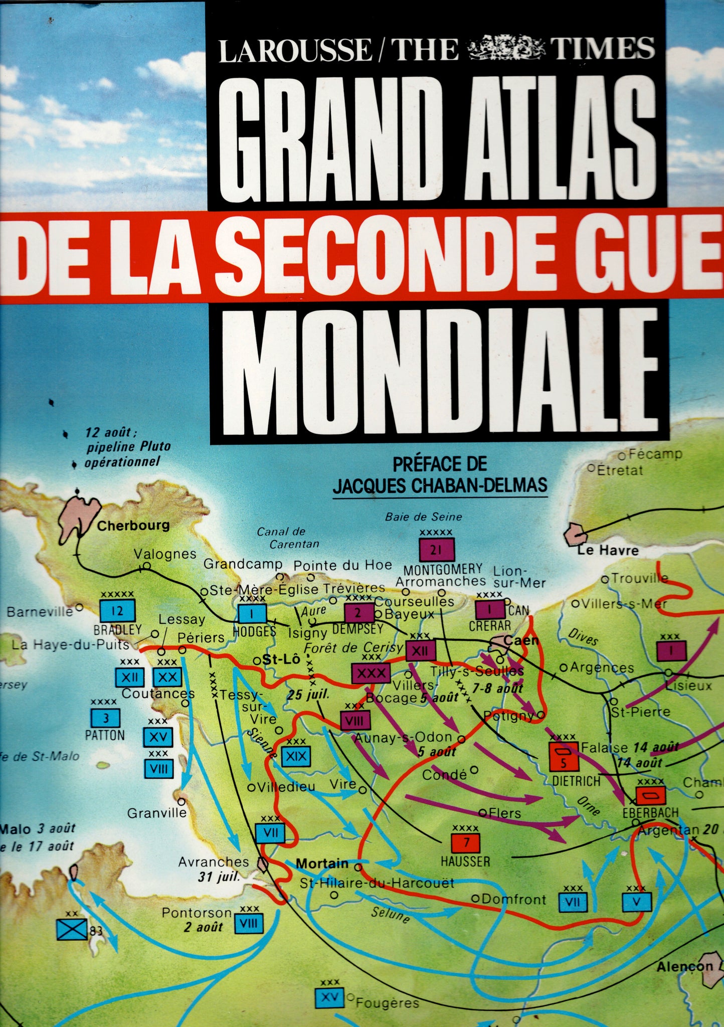 Grand atlas de la second guerre mondiale.