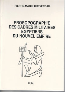 Prosopography of Egyptian military cadres of the New Kingdom.