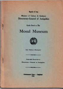 Guide Book to the Mosul Museum.