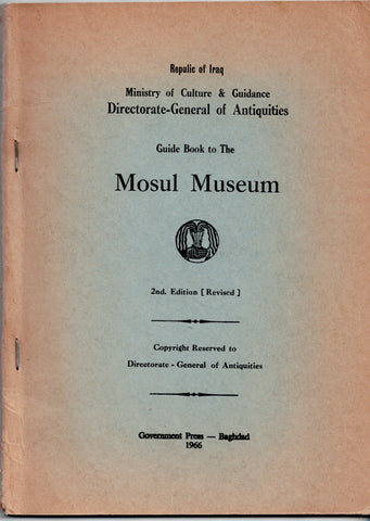 Guide Book to the Mosul Museum.