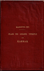 Plan of the great temple of Karnak.