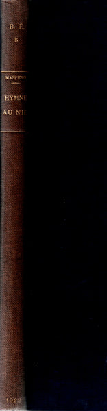 The Hymn to the Nile. Transcribed and published. BdE Volume Five.