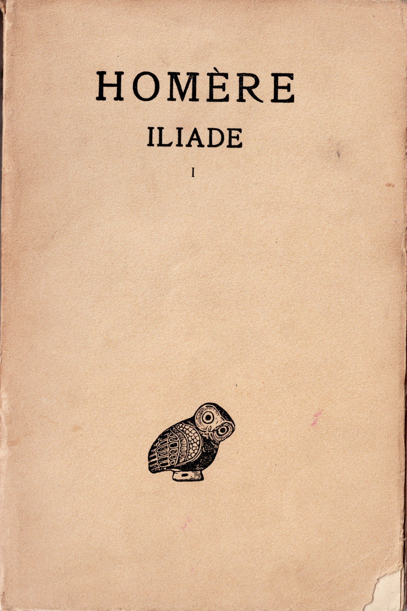 The Iliad. Introduction &amp; Vol. I to IV.