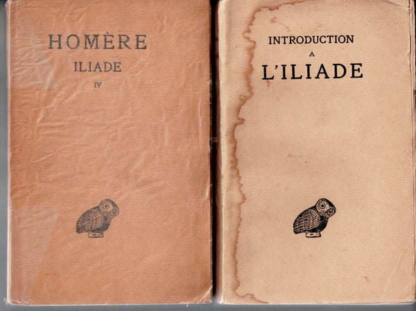 The Iliad. Introduction &amp; Vol. I to IV.