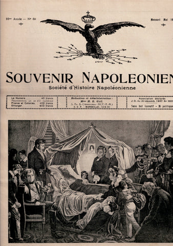 Souvenir Napoléonien.. Société d'Histoire Napoléonienne. 16eme Année - N° 60.