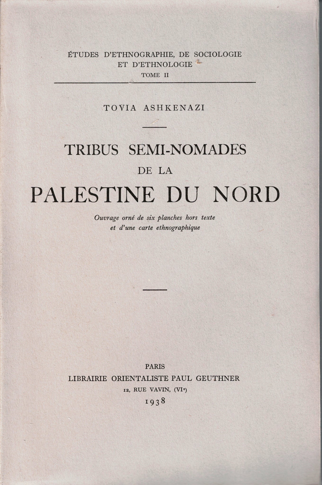 Semi-nomadic tribes of northern Palestine.