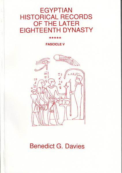 Egyptian Historical Records of the Later Eighteenth Dynasty. Booklet 1-6. (complete set).