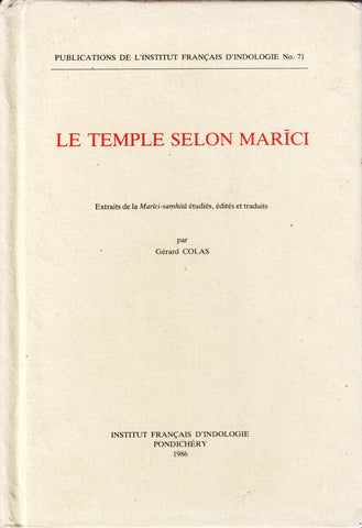 Le temple selon Marici.