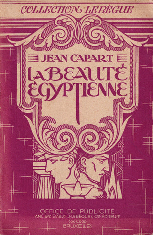 La beauté égyptienne par Jean Capart.