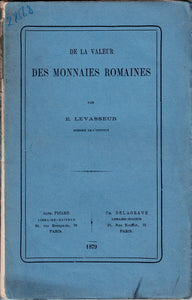 De la valeur des monnaies romaines.